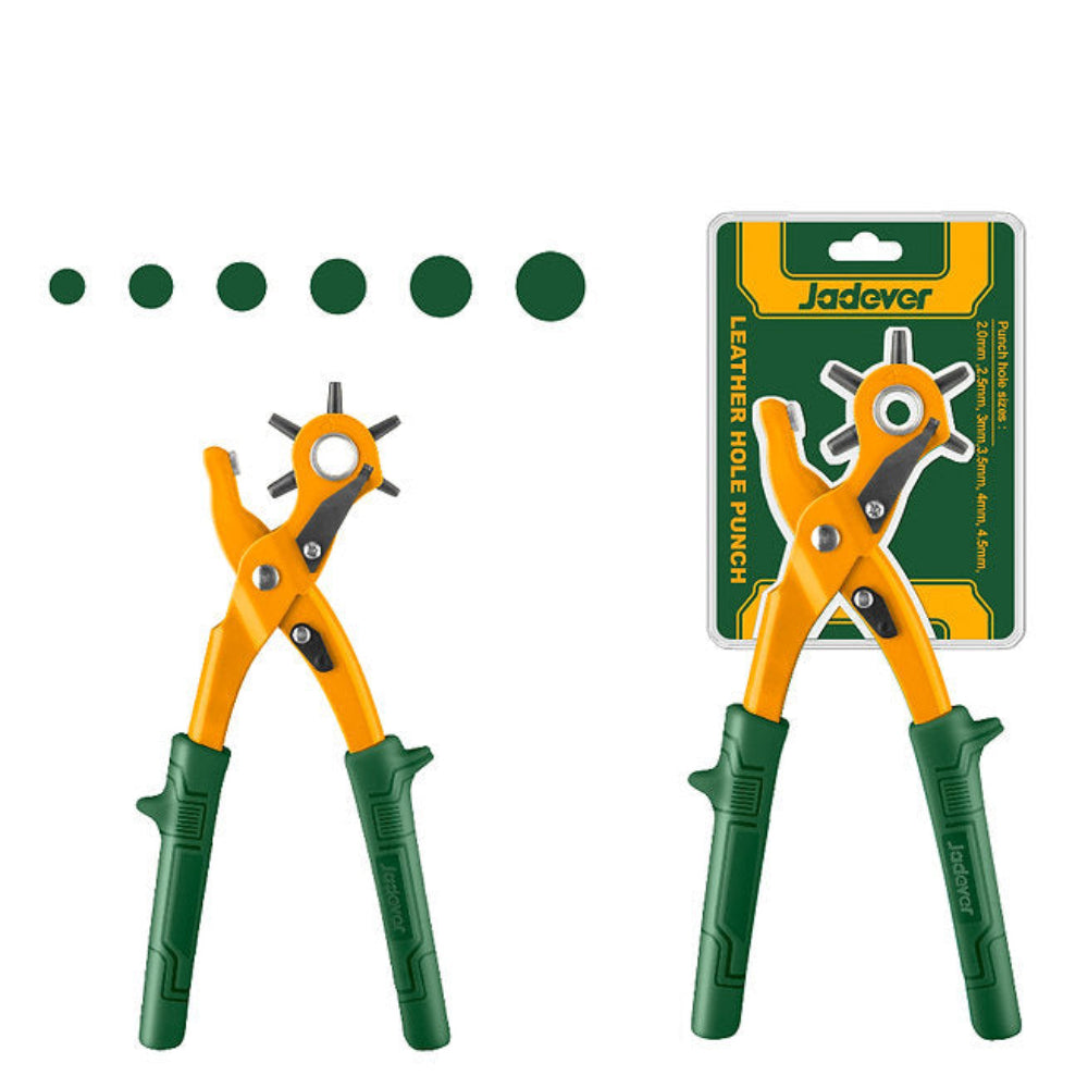 Jadever Multi Size Leather Hole Punch Precision & Durability Jadever Multi Size Leather Hole Punch Precision & Durability