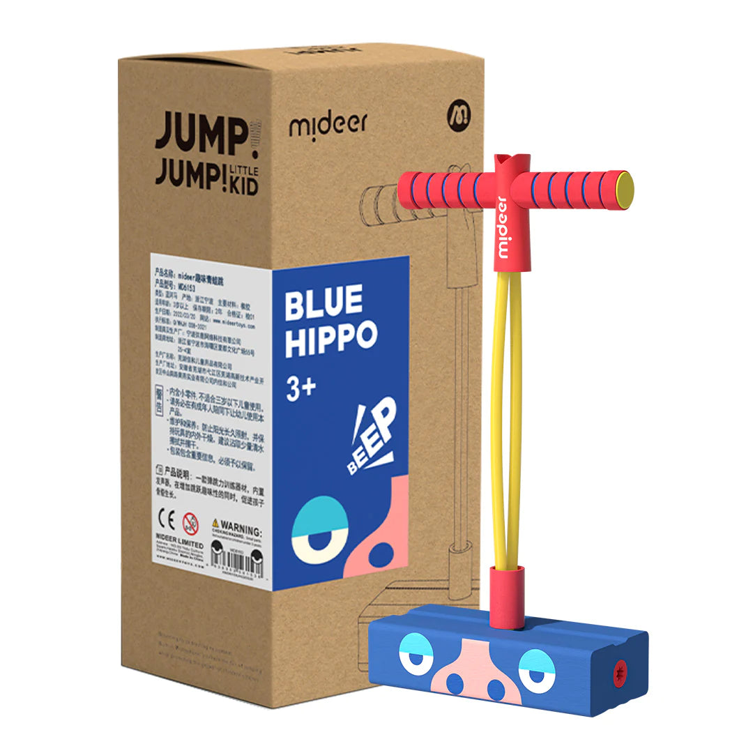 Mideer Jump Jump Kid - Blue Hippo