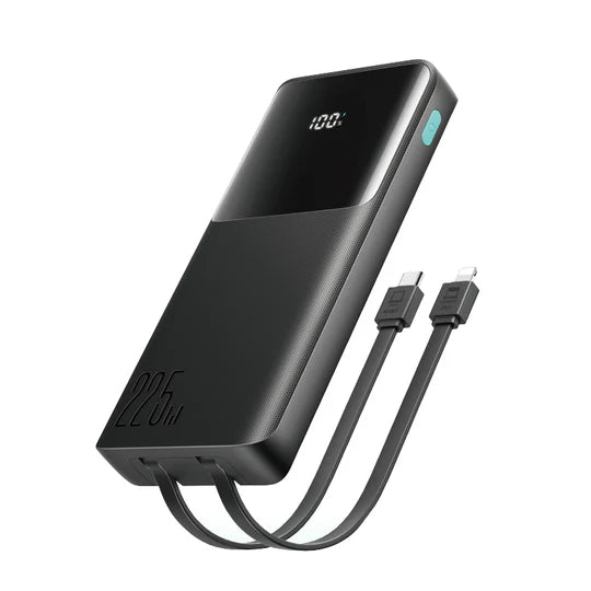 JOYROOM JR-PBF19 10000mAh Power Bank with Display & Cables JOYROOM JR-PBF19 10000mAh Power Bank with Display & Cables
