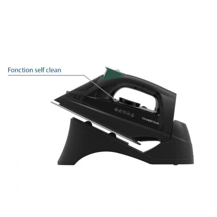 Teknosteam Cordless Steam Iron 2400W TF75B - Ceramic Soleplate Teknosteam Cordless Steam Iron 2400W TF75B - Ceramic Soleplate