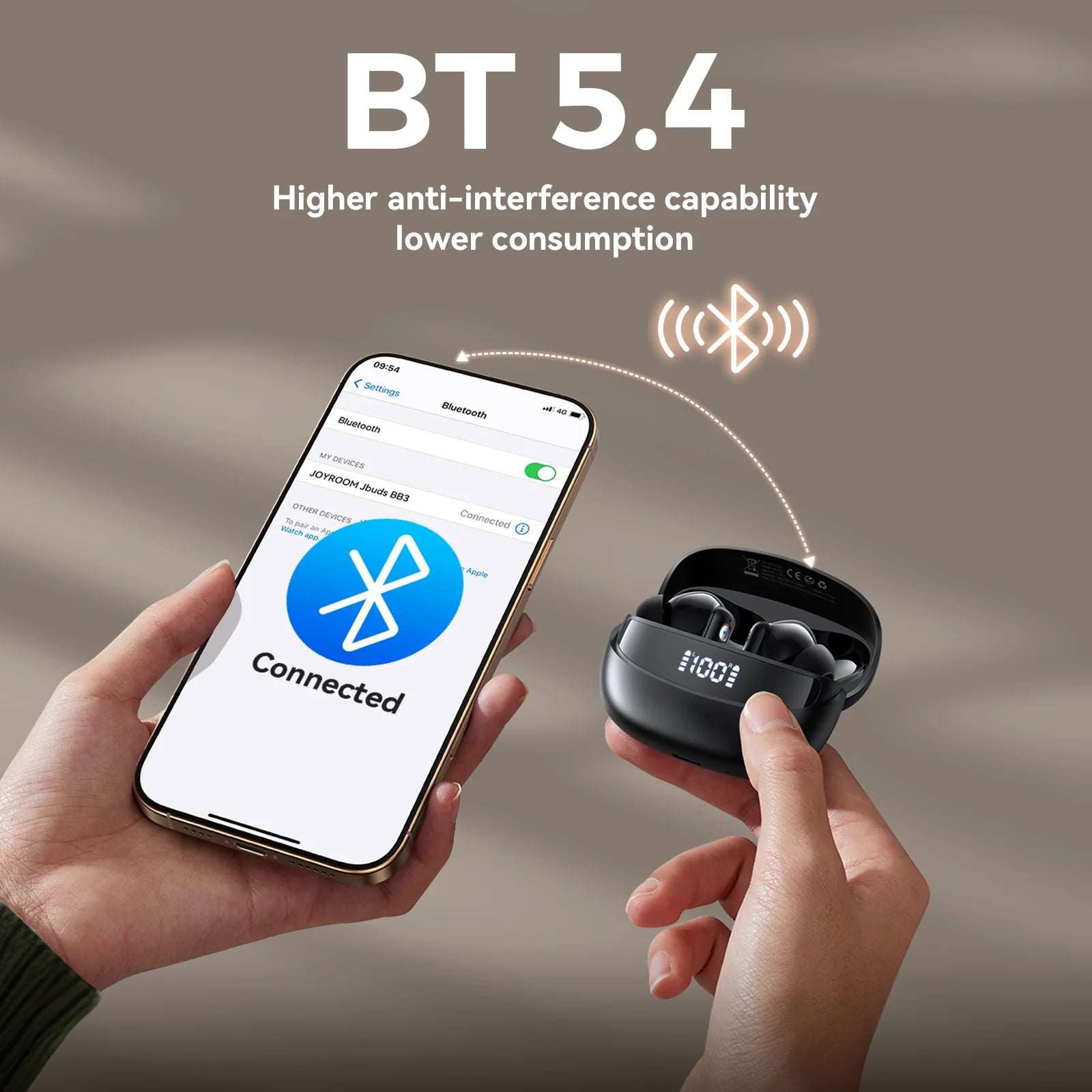 JOYROOM JR-BB3 Wireless Earbuds | 30H Playtime & Clear Sound JOYROOM JR-BB3 Wireless Earbuds | 30H Playtime & Clear Sound