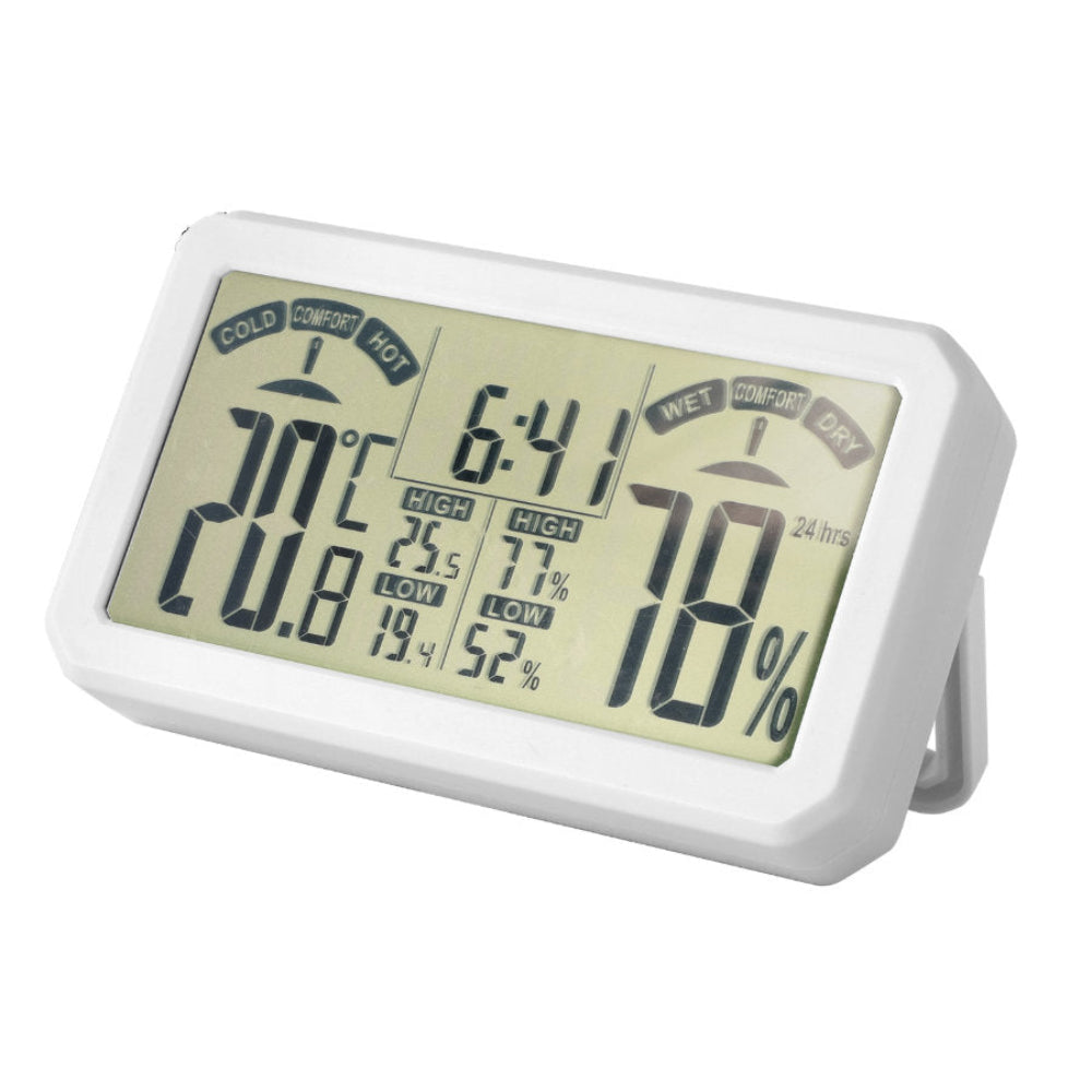 JADEVER Temperature & Humidity Watch with Timer Digital Display