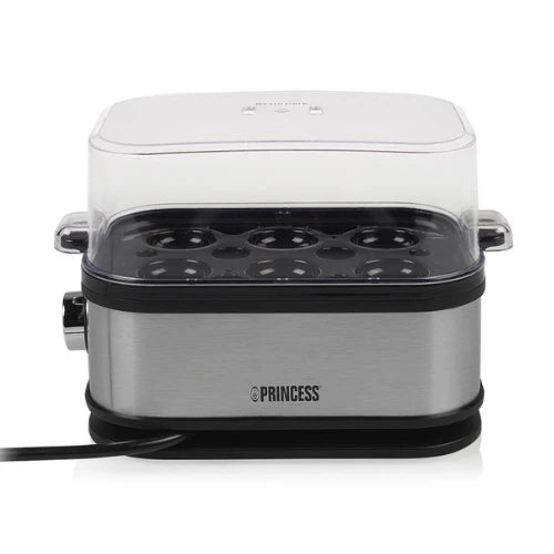 Princess Egg Boiler - Stainless Steel Cook 1-6 Eggs Perfectly Princess Egg Boiler - Stainless Steel Cook 1-6 Eggs Perfectly