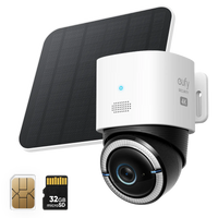 Anker eufy 4G LTE Cam S330 4K Security كاميرا مع تتبع الذكاء الاصطناعي والطاقة الشمسية