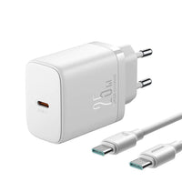Joyroom TCF11 PD 25W Mini Fast Charger EU Compact & Powerful - Black & White