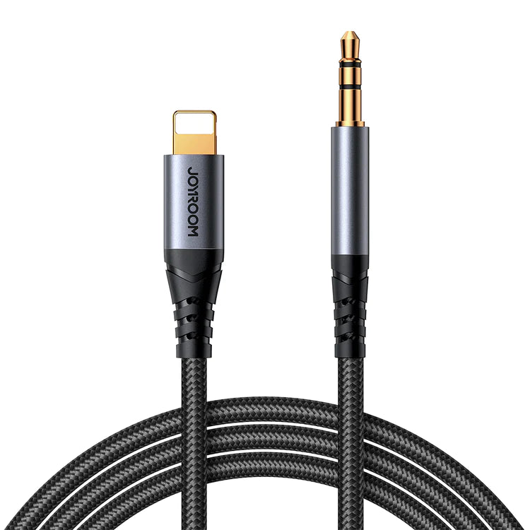 Joyroom Audio-Transfer Series AUX Audio Cable (Lightning to 3.5mm) 1.2m - Black
