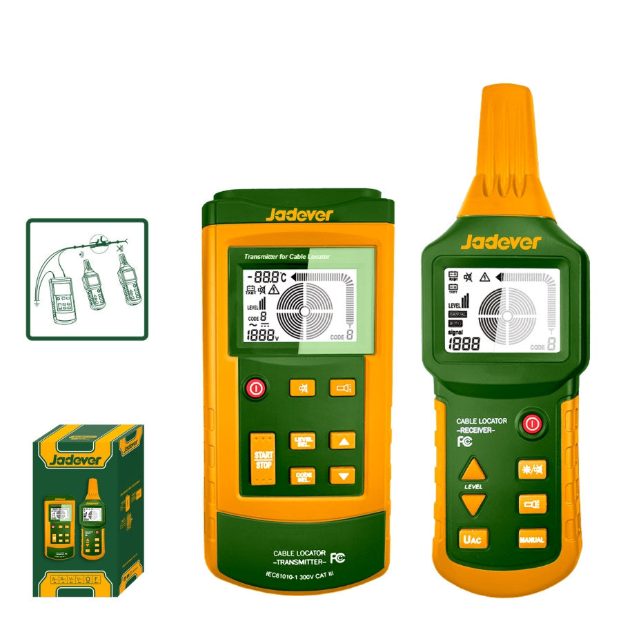JADEVER Cable Tracer Accurate & Multi Functional JADEVER Cable Tracer Accurate & Multi Functional