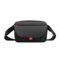 WIWU Warriors Crossbody Bag, CORDURA 500D Nylon Shoulder Bag with Retractable Data Cable