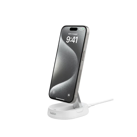 Belkin Convertible Magnetic Wireless Charging Stand with Qi2 15W WIA008btWH