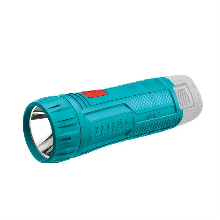 TOTAL 12V Lithium-Ion Flashlight Rechargeable No Battery