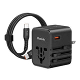 شاحن سفر بقوة 25 وات مع كابل USB-C إلى USB-C من مكدودو