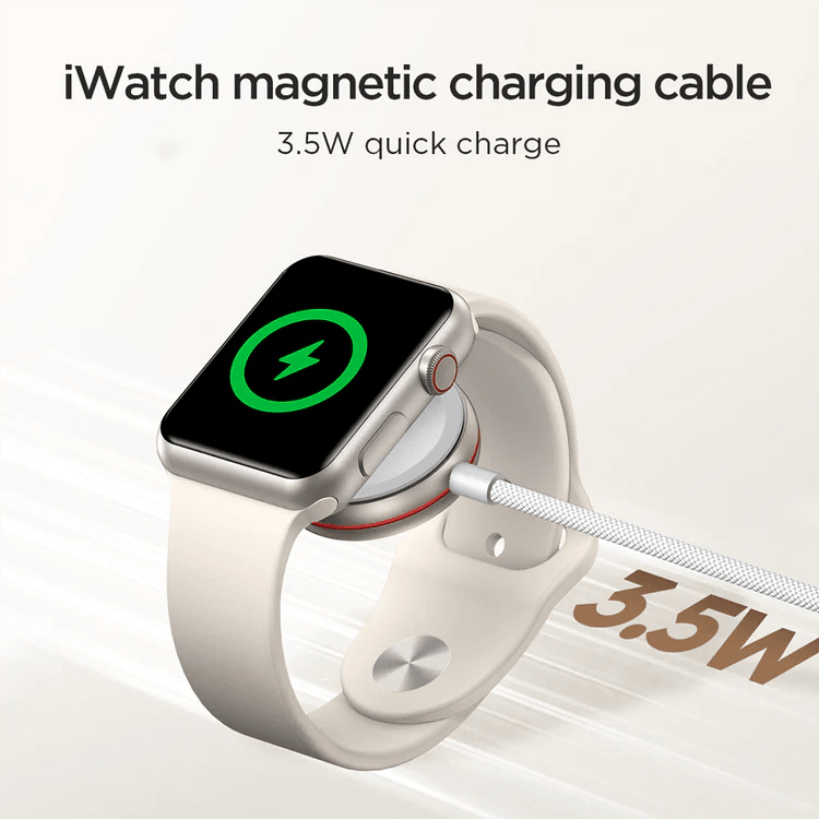 Joyroom iP Watch Magnetic Charging Cable (USB-C) 1.2m-White Joyroom iP Watch Magnetic Charging Cable (USB-C) 1.2m-White