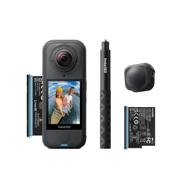 مجموعة Insta360 X4 Air للمبتدئين | أخف كاميرا تصوير الحركة 8K 360
