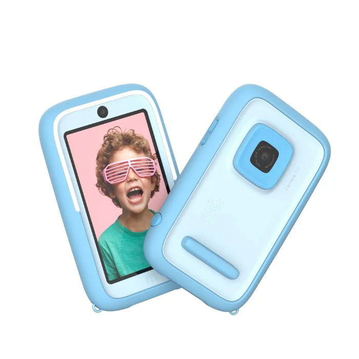 myFirst Camera 50 – AI-Powered Kids Digital Camera with 20MP & Selfie Light | Blue
