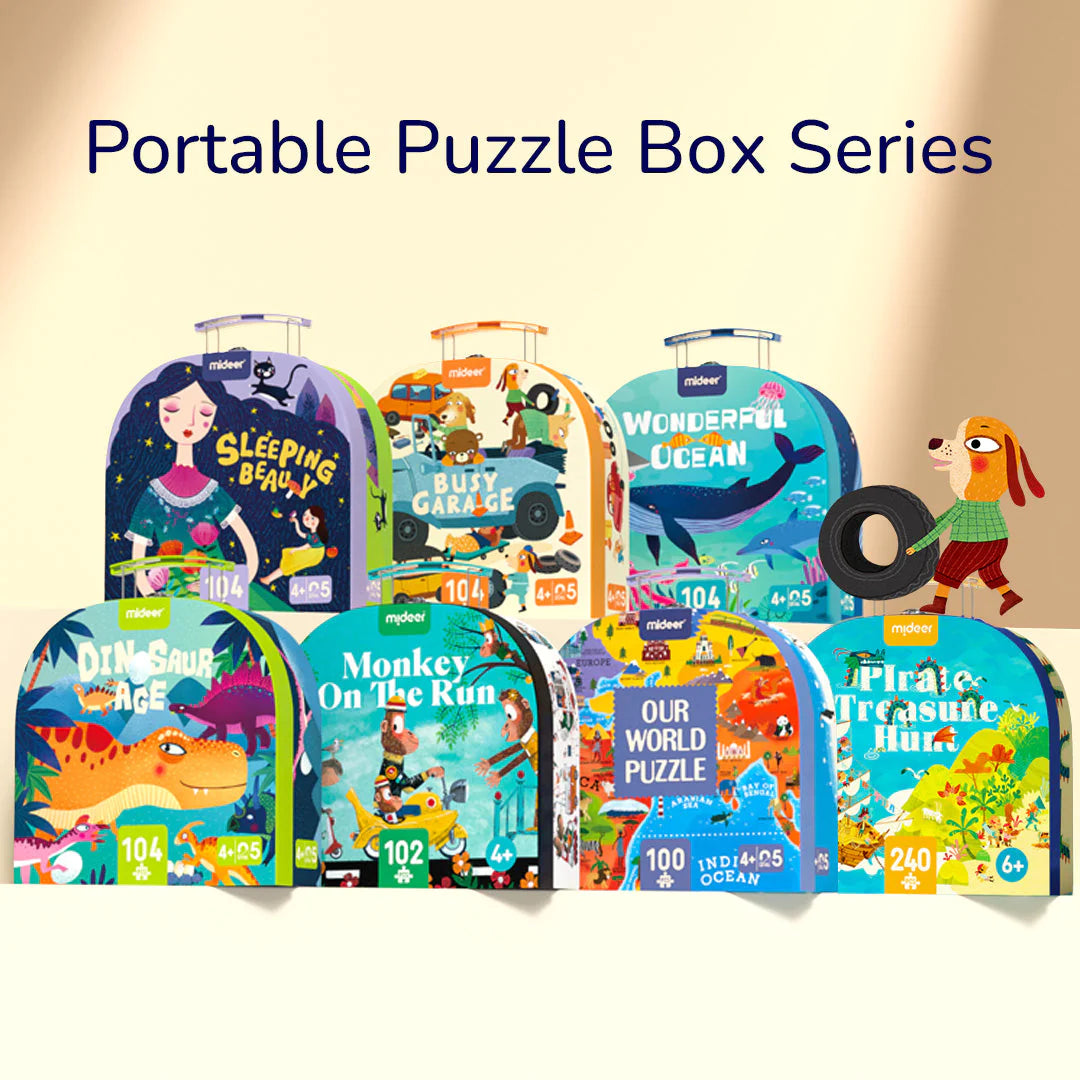 Mideer Gift Box Puzzle – Dinosaur Age