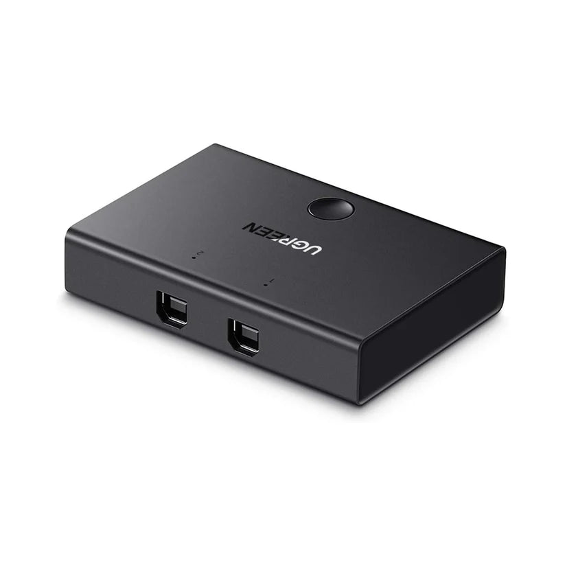 مفتاح مشاركة USB 2.0 من UGREEN - منفذين 2x1 (موديل 30345)