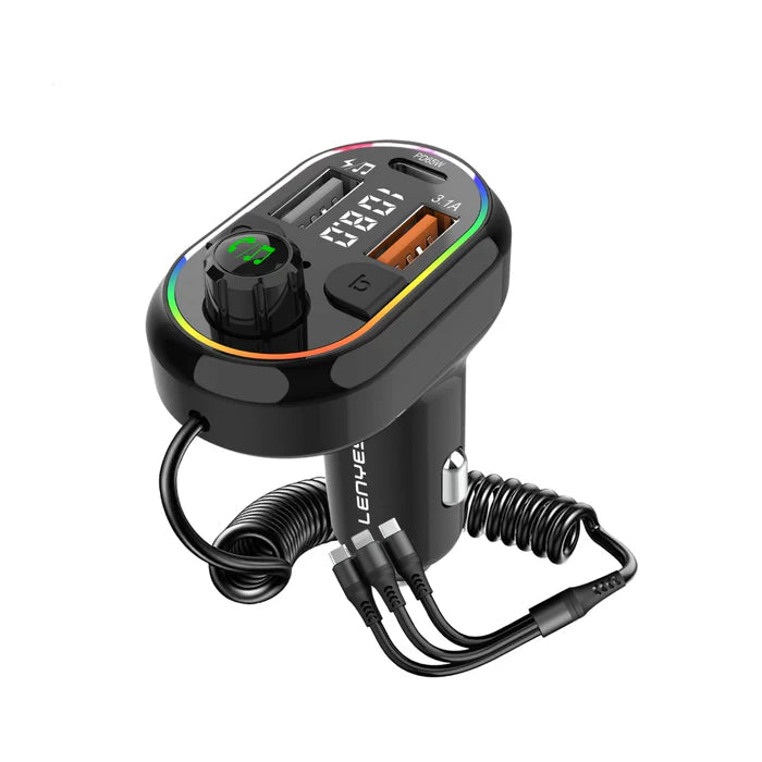 Lenyes CA887 3-in-1 Fast Car Charger – Triple Port Power Lenyes CA887 3-in-1 Fast Car Charger – Triple Port Power