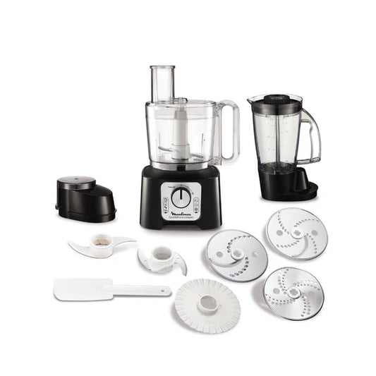 MOULINEX DOUBLE FORCE COMPACT FOOD PROCESSOR 29FUNCTIONS 800W
