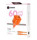 DOMO FLASHIO 60W Nylon Cable Type-C to Type-C