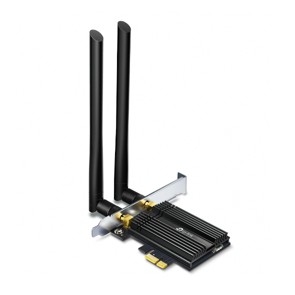 TP-Link Archer TX50E AX3000 Wi-Fi 6 PCIe Adapter — Front View