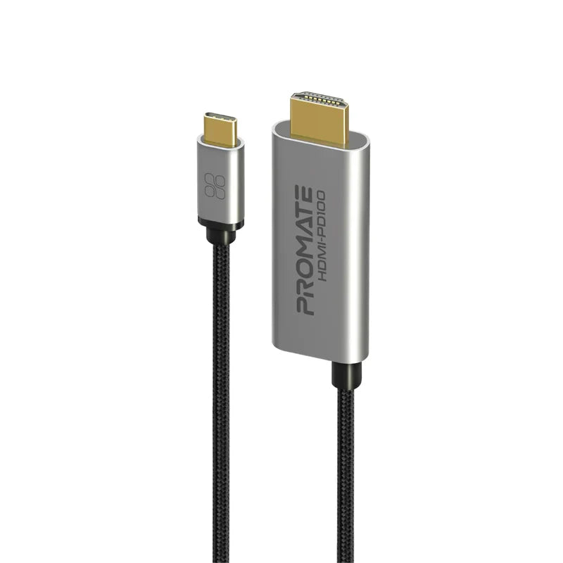 Promate HDMI-PD100 4K CrystalClarity™ USB-C to HDMI® Cable -1.8m