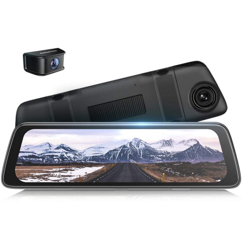 DDPAI E3 Rearview Mirror Dashcam Dual Channel with QHD 1440p Front & 1080p Rear
