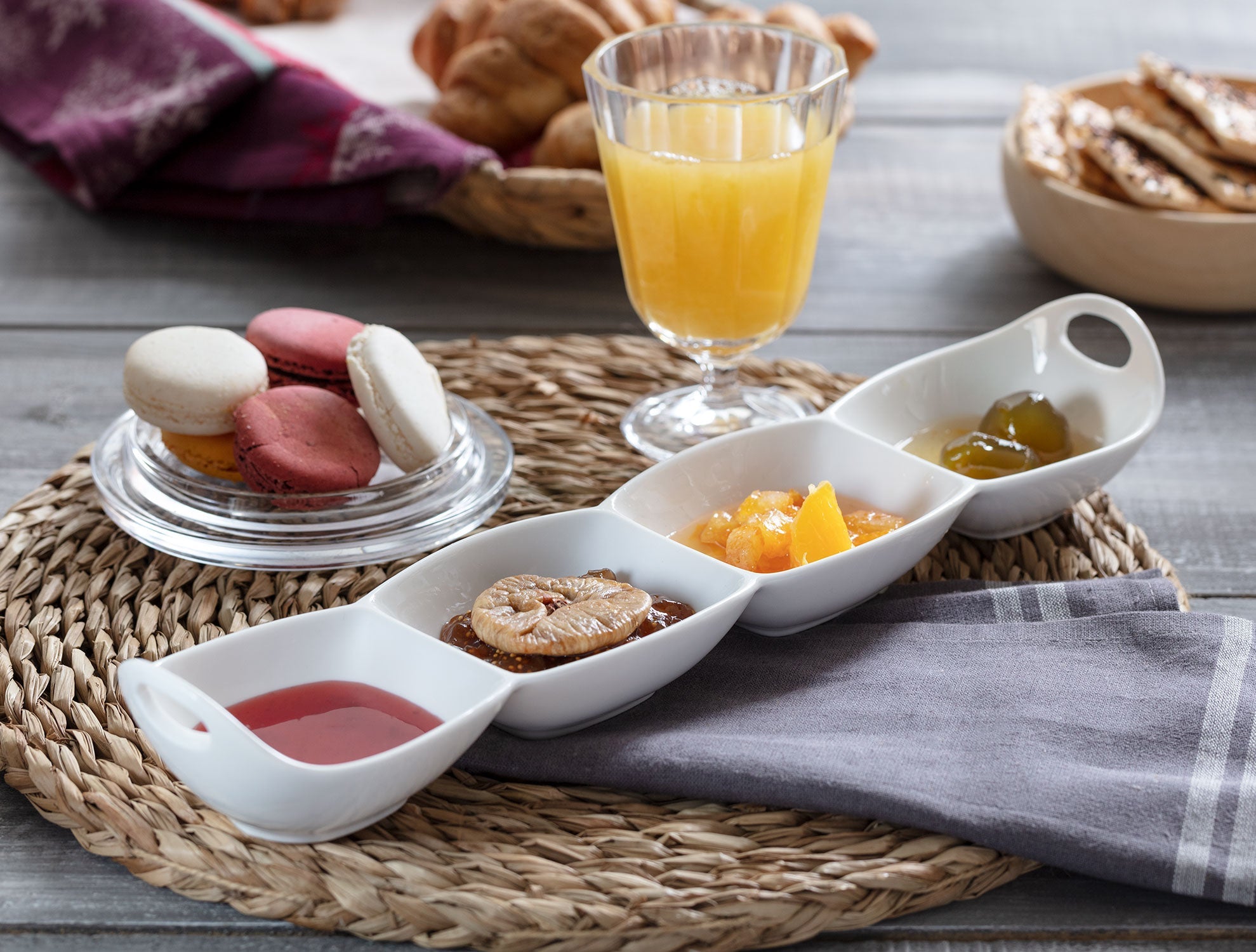 Petit Concept 4 Part Platter - Madame Coco JO