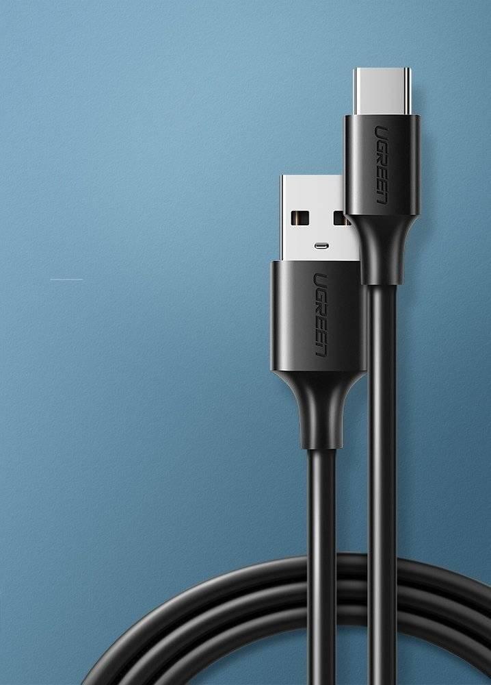 كابل يوجرين USB-C ذكر إلى USB 2.0 ذكر بطول 3 متر (أسود)