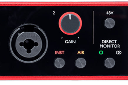 Focusrite Scarlett 2i2 (الجيل الثالث) - واجهة صوتية محمولة للاستوديو