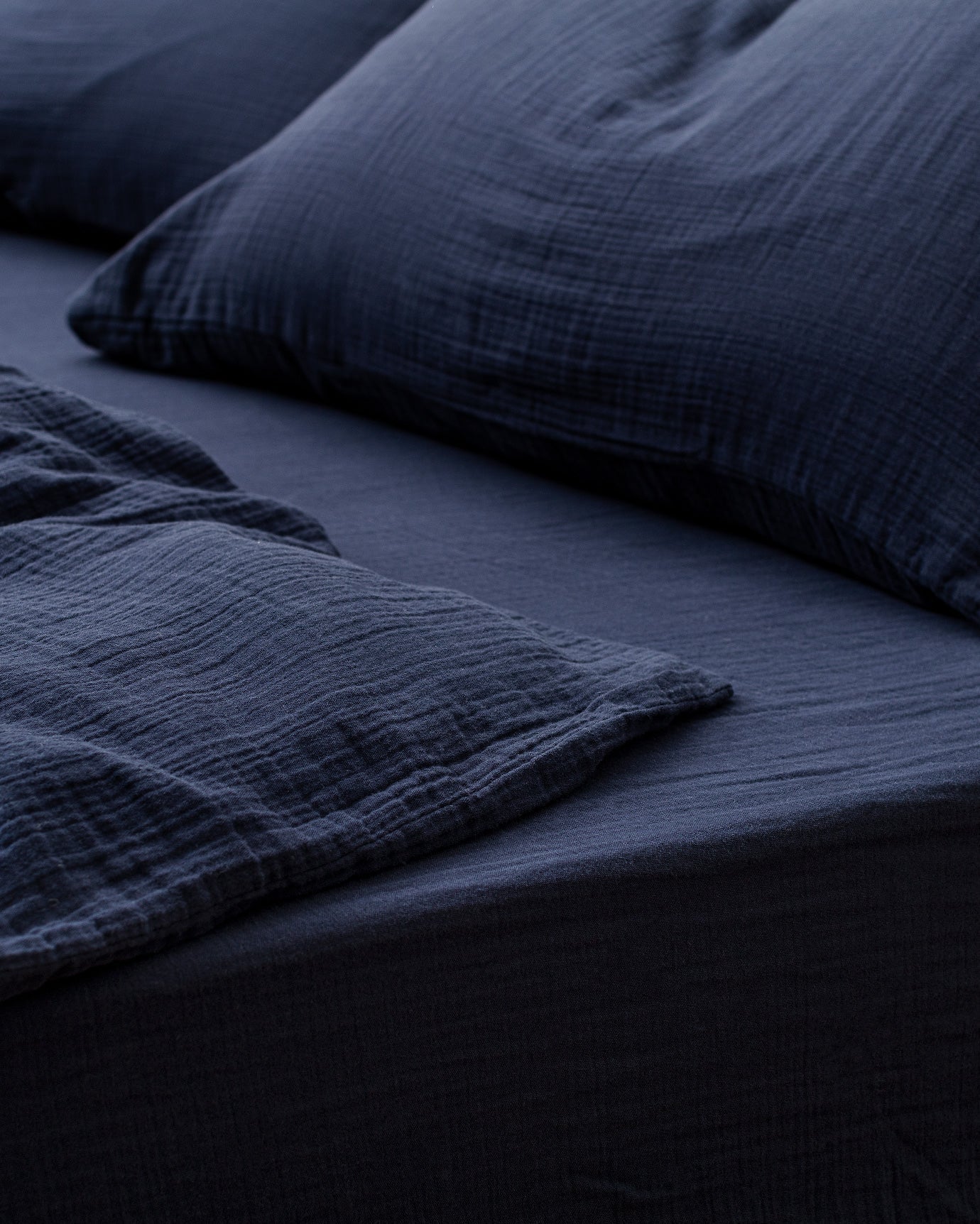 Marla Muslin Double Size Duvet Cover Set - Fitted - Madame Coco JO