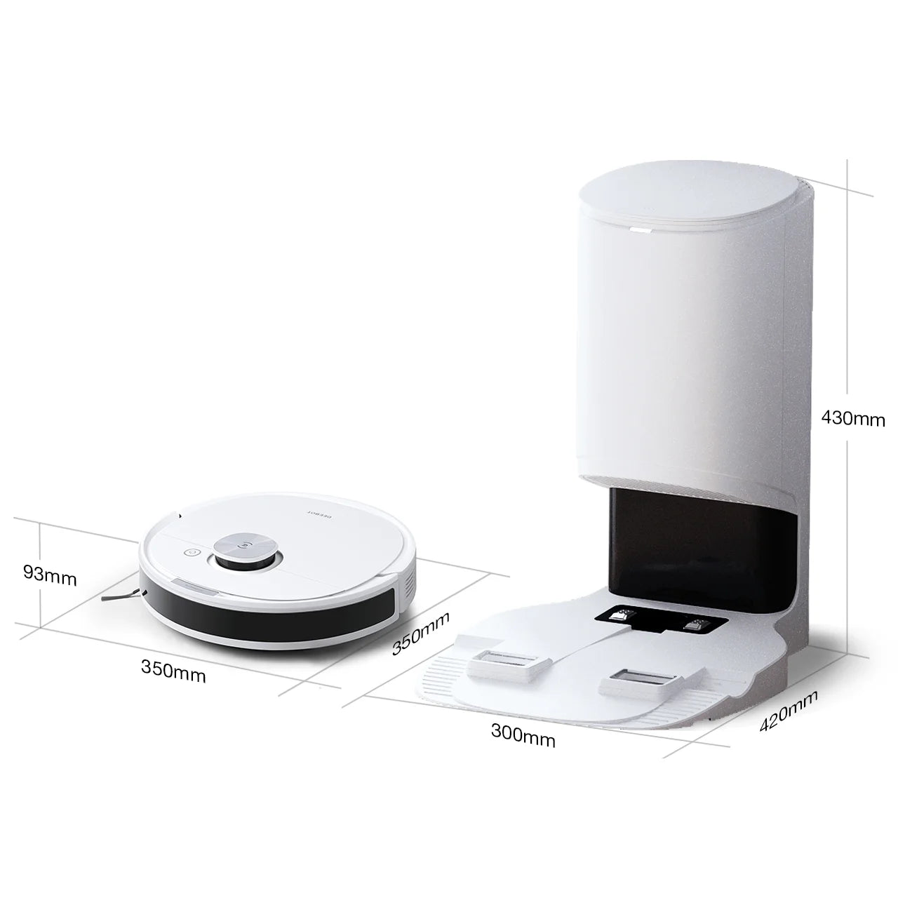 Ecovacs Deebot N10 Plus - Powerful Suction & Smart Mapping