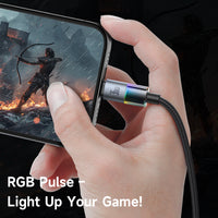 Mcdodo CA-8190 USB-C to Lightning RGB Cable – 36W Fast Charging