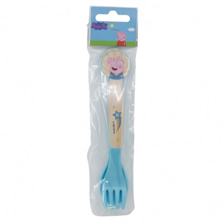 Stor PP Cutlery Set In Polybag Peppa Pig - 2 Pieces Stor PP Cutlery Set In Polybag Peppa Pig - 2 Pieces