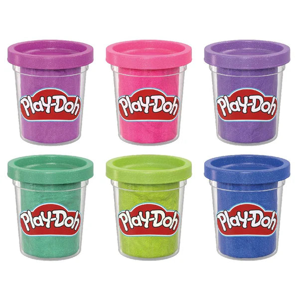 Hasbro Play-Doh Sparkle Collection - 6 Shimmering Cans Hasbro Play-Doh Sparkle Collection - 6 Shimmering Cans