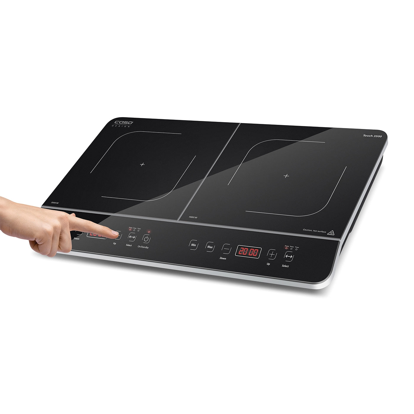 Caso Touch Mobile Double Induction Hob 3500W