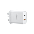 WiWU Dual USB Quick Wall Charger 20W Fast Charging For Smart Phone - White