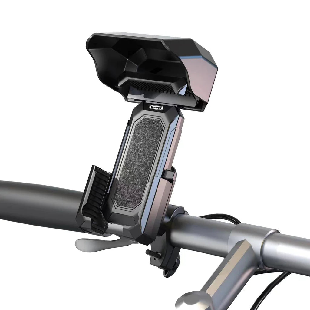 Go-Des Waterproof Bike Phone Holder Flexible & Adjustable Motorcycle Mount
