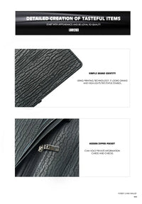 LENYES LHB1203 Leather Pouch – Slim, Elegant & Black