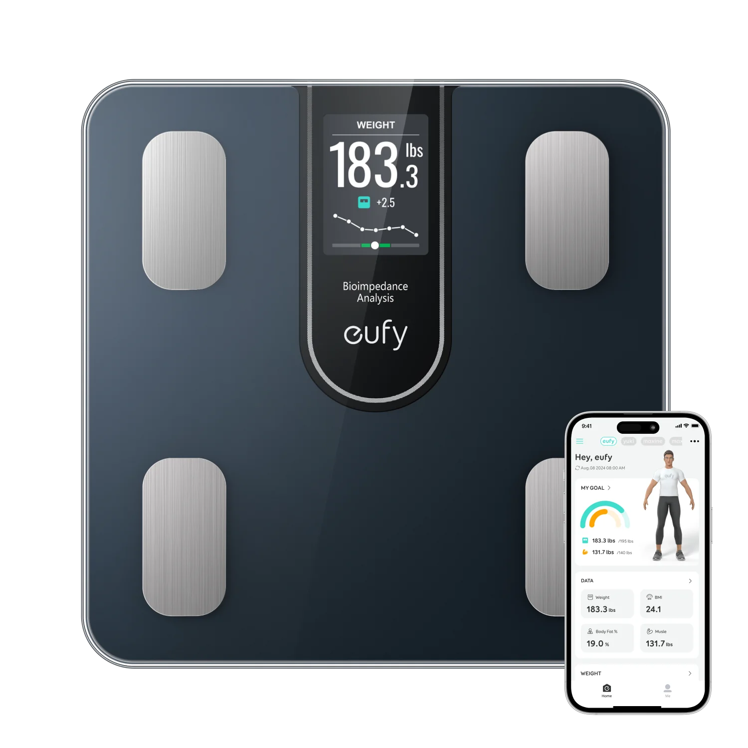 Anker Smart Scale C20 – Real-Time Health Metrics Display