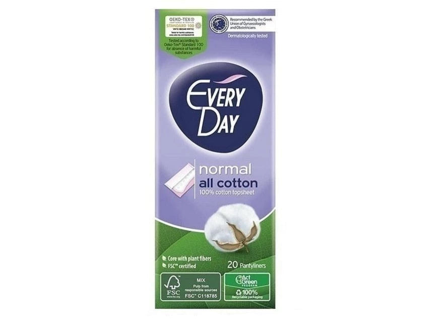 EveryDay Daily Pantyliners – Cotton Feel – Normal Size – 20 Pieces