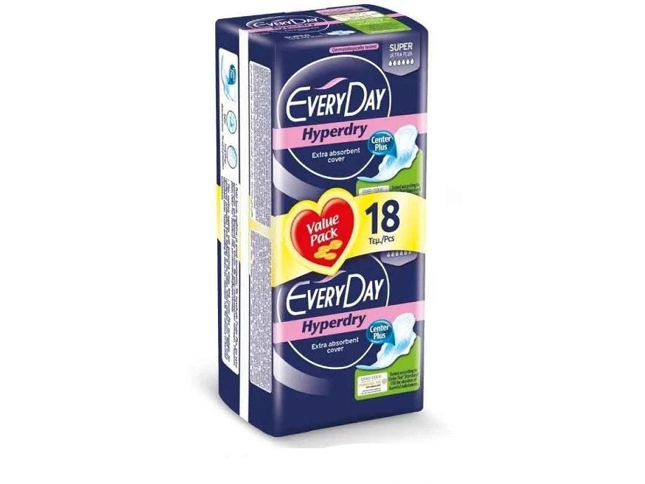 EveryDay Super Ultra Plus Sanitary Pads 18 pcs Value Pack EveryDay Super Ultra Plus Sanitary Pads 18 pcs Value Pack