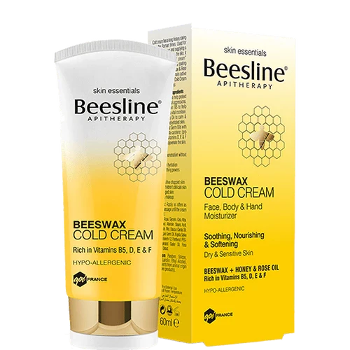 Beesline Cold Cream Moisturizer for Face, Body & Hands – 60ml
