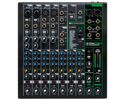 Mackie ProFX10v3 ميكسر احترافي 10 قنوات مع USB