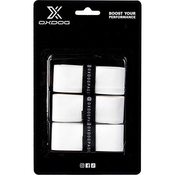 OXDOG Opti Racket Overgrip 3 Pcs - White OXDOG Opti Racket Overgrip 3 Pcs - White