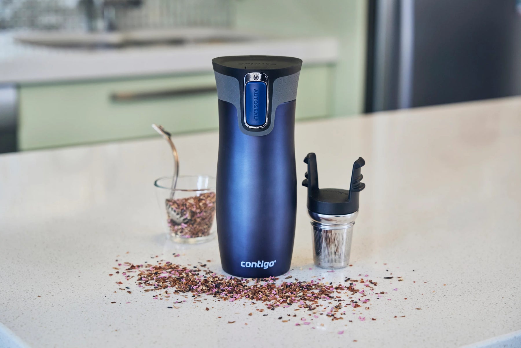 Contigo West Loop Tea Infuser - Jade Grey Contigo West Loop Tea Infuser - Jade Grey