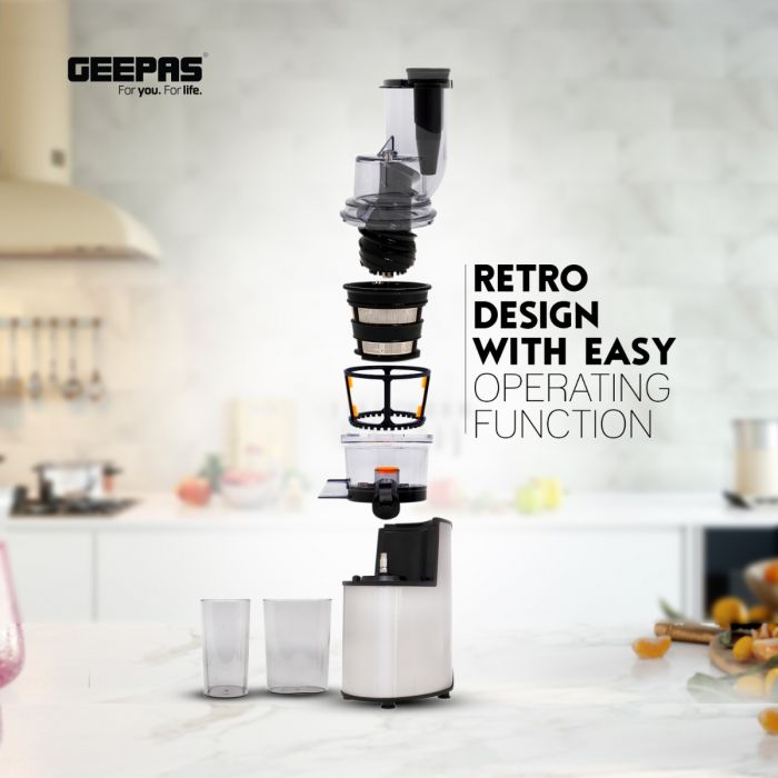 GEEPAS Slow Juicer 200W Cold Press Masticating Juicer GEEPAS Slow Juicer 200W Cold Press Masticating Juicer
