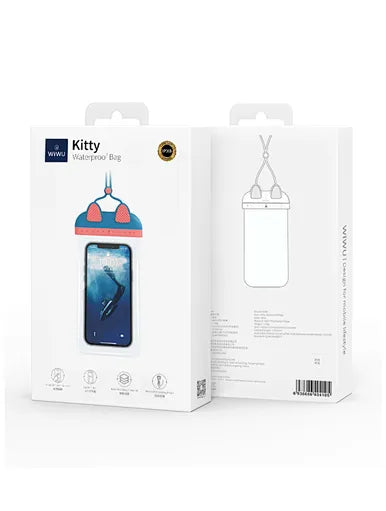 WiWU Kitty Waterproof Bag TPU Storage Bag for Swimming WiWU Kitty Waterproof Bag TPU Storage Bag for Swimming