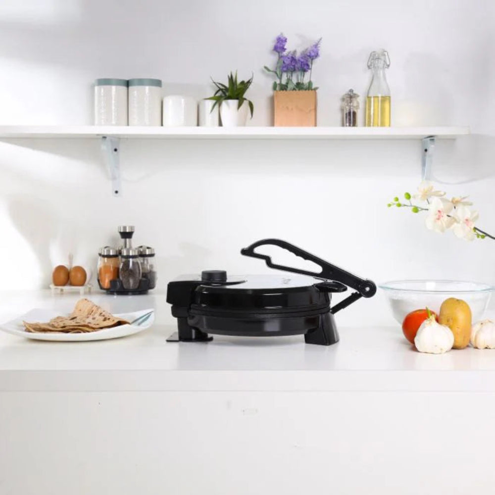 Geepas Mexican Style Tortilla & Roti Maker 10” Non-Stick Geepas Mexican Style Tortilla & Roti Maker 10” Non-Stick