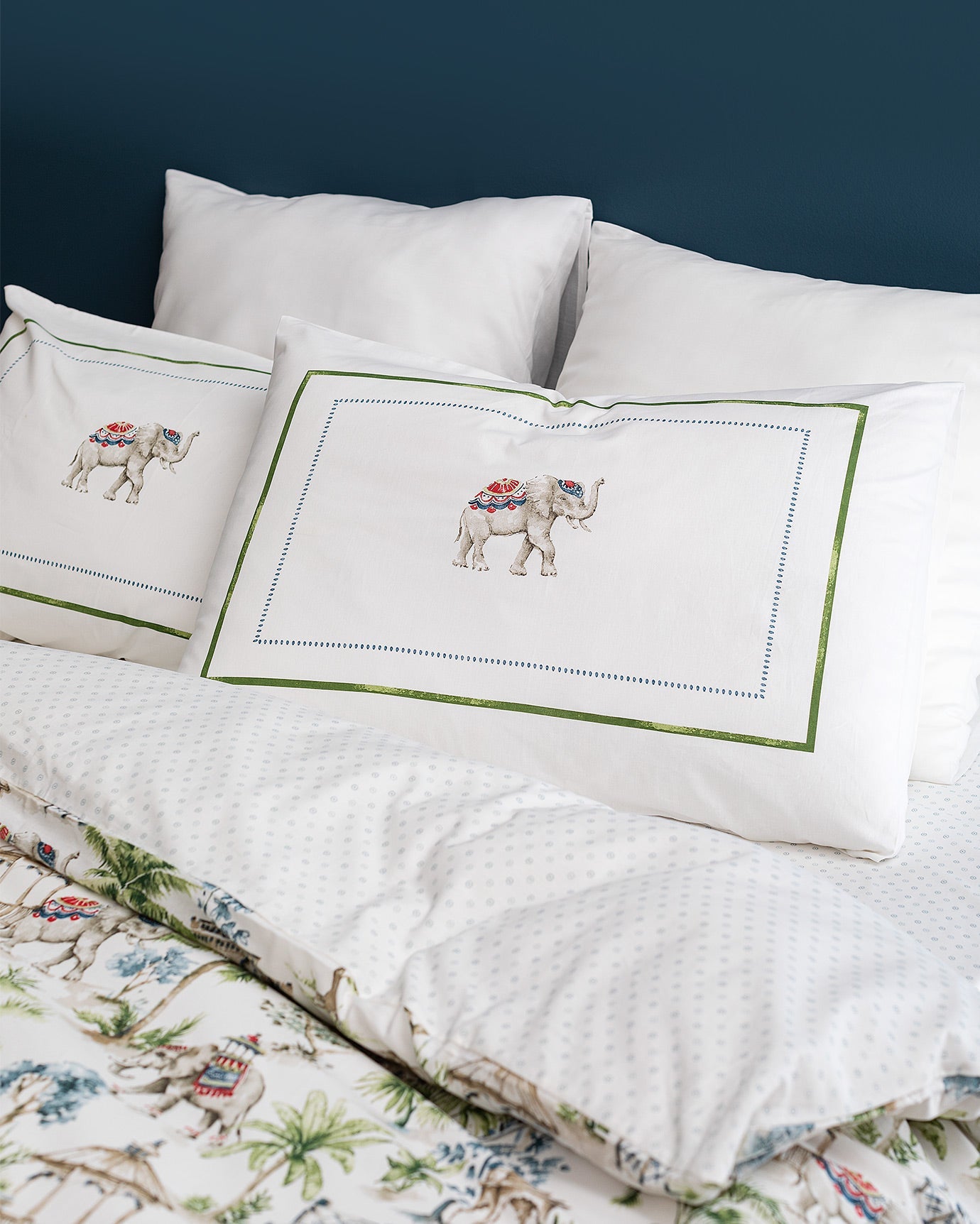 Iva Single Size  Fitted Duvet Cover Set - Ranforce Patterned - Madame Coco JO