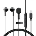 ACEFAST L12 USB-C Semi In-Ear Karaoke Wired Earphones – Built-In Mic | Live Streaming | 4 Audio Modes | Low Latency
